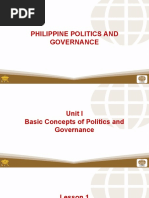 Philippine Politics and Governance