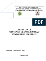 Principios de Comunicação Digital e Analógico