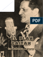 (Jorge Eliécer Gaitán) El Plan Gaitán