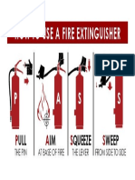 Fire Extinguisher Steps - Picture