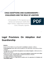 Child Adoptions and Guardianships