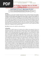 Shielding Gas For Welding of Aluminium Alloys by TIG/MIG Welding-A Review