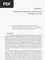 Cap 5 Debates Sobre El Espacio en La Geografía Contemporánea