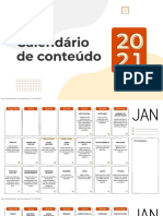 Calendário de Conteúdo 2021