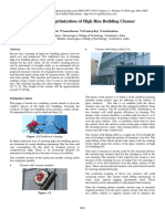 Design and Optimization of High Rise Building Cleaner