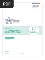 Prueba Matematica 3 BASICO