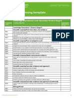 Long-Term Planning Template: Cambridge International Lower Secondary Science Stage 9