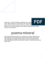 Poemas para o Livro Poema Mineral