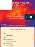 Parenteral Medication Labels and Dosage Calculation