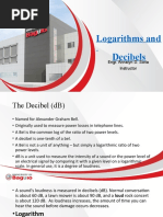 Logarithms and Decibels