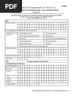 EForm A SP Registration