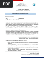 Cuestionario de Repaso U2 - 1ro BGU Lenguaje