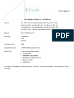 Structural Quantity Analysis of Tall Buildings