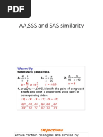 Aa Sss and Sas Similarity