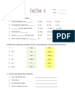 Grammar in Focus 1 Unit Tests 6-10