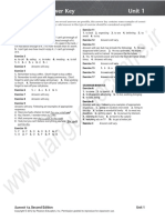 Summit 1a Workbook Answer Key