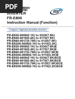 Mitsubishi E800 Manual - Function