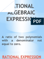 Rational Expressions