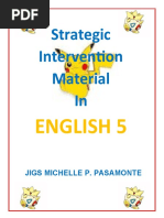 Strategic Intervention Material In: English 5