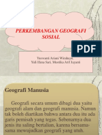 Perkembangan Geografi Sosial