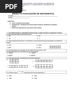 Ensayo Evaluación Fracciones