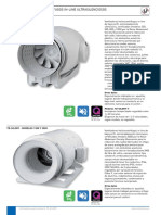 Serie TD-SILENT: Ventiladores Helicocentrífugos In-Line Ultrasilenciosos