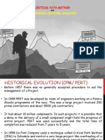 Precedence Network Analysis: Critical Path Method