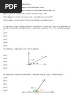 Ângulos Complementares e Suplementares