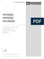 Operator Instruction Manual - HP350SD, HP550SD, HP1000SD Double Acting Hydraulic Sealed Hand Pumps