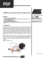 Speed Control of Stepper Motor