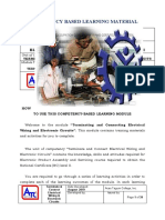 CBLM 6 Terminate & Connect Electrical Wiring & Electronic Circuits