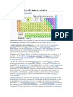 Tabla Periódica de Los Elementos