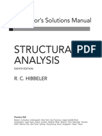 Instructor's Solutions Manual: Structural Analysis