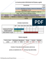 Plan Integral de Estudio Previo Al Examen Privado de Administración de Empresas