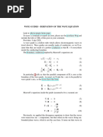 Wave Guides - Derivation of The Wave Equation