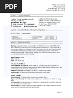 Safety Data Sheet: Section 1 - Company Information