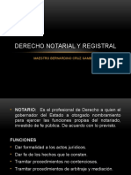 Derecho Notarial y Registral