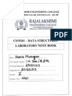 Rajalakshmi: Cs19241-Data Structuress