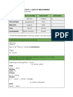 Units of Measurement