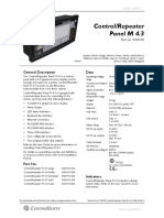 Control-Repeater Panel M 4.3 M en 2018 H