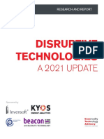 Disruptive Technologies A 2021 Update