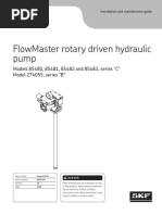 Flowmaster Rotary Driven Hydraulic Pump: Models 85480, 85481, 85482 and 85483, Series "C" Model 274055, Series "B"