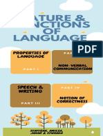 Nature and Function of Language