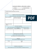 Formato Flexible de Planeación Didáctica y Reforzamiento Académico