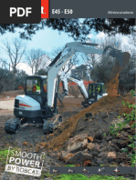 Miniexcavadora Bobcat E45 E50