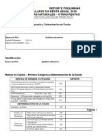 Formulario para Declario de Renta