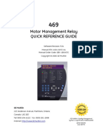 Motor Management Relay Quick Reference Guide