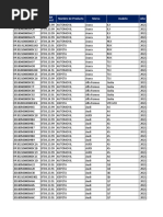 Base de Datos Valores Vehiculos 2021 - 2022