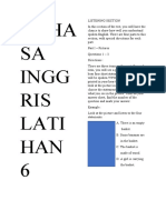 Bahasa Inggris Latihan 6