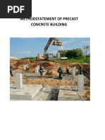 Methodstatement of Precast Concrete Building